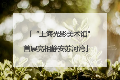 “上海光影美术馆”首展亮相静安苏河湾