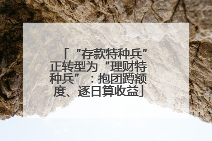 “存款特种兵”正转型为“理财特种兵”：抱团蹲额度、逐日算收益