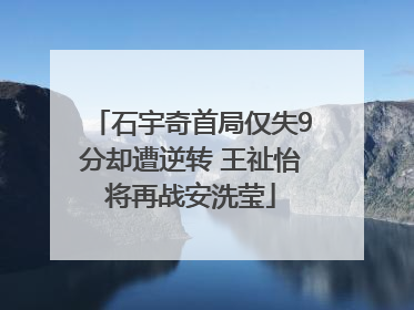 石宇奇首局仅失9分却遭逆转 王祉怡将再战安洗莹