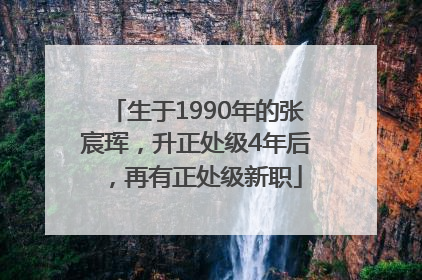 生于1990年的张宸珲，升正处级4年后，再有正处级新职