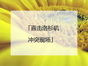 直击洛杉矶冲突现场