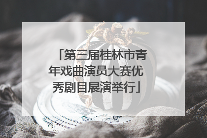 第三届桂林市青年戏曲演员大赛优秀剧目展演举行