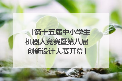 第十五届中小学生机器人竞赛暨第八届创新设计大赛开幕