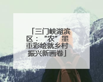 三门峡湖滨区：“农”墨重彩绘就乡村振兴新画卷
