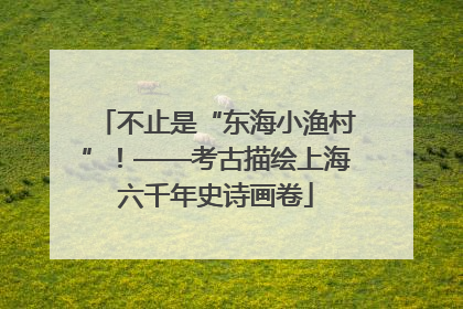 不止是“东海小渔村”！——考古描绘上海六千年史诗画卷