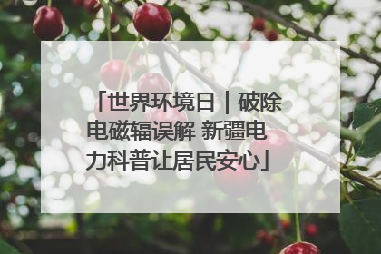 世界环境日｜破除电磁辐误解 新疆电力科普让居民安心