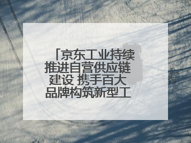 京东工业持续推进自营供应链建设 携手百大品牌构筑新型工业化基础设施