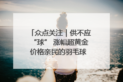 众点关注｜供不应“球” 涨幅超黄金 价格亲民的羽毛球为何身价飞涨？
