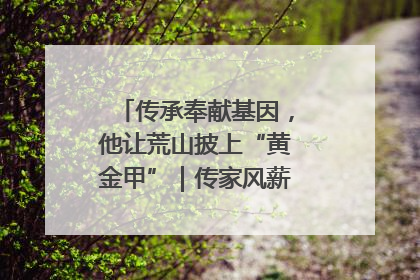传承奉献基因，他让荒山披上“黄金甲”｜传家风薪火 颂家国情深
