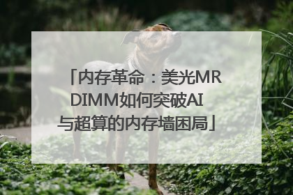 内存革命：美光MRDIMM如何突破AI与超算的内存墙困局