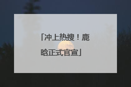 冲上热搜！鹿晗正式官宣