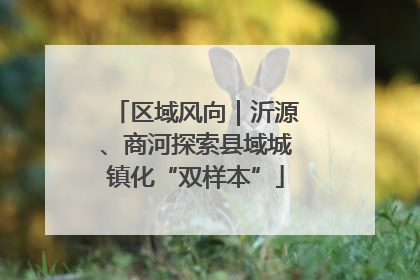 区域风向｜沂源、商河探索县域城镇化“双样本”