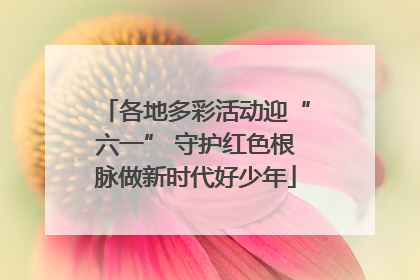 各地多彩活动迎“六一” 守护红色根脉做新时代好少年