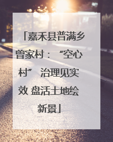 嘉禾县普满乡曾家村：“空心村” 治理见实效 盘活土地绘新景