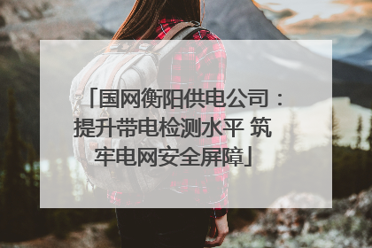 国网衡阳供电公司：提升带电检测水平 筑牢电网安全屏障