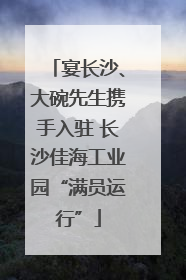 宴长沙、大碗先生携手入驻 长沙佳海工业园“满员运行”