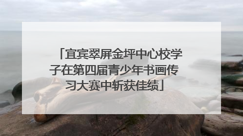 宜宾翠屏金坪中心校学子在第四届青少年书画传习大赛中斩获佳绩