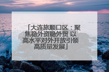 大连旅顺口区：聚焦稳外资稳外贸 以高水平对外开放引领高质量发展