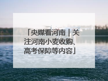 央媒看河南｜关注河南小麦收购、高考保障等内容
