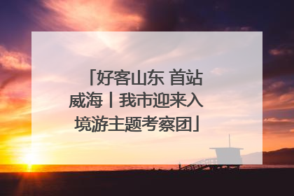 好客山东 首站威海丨我市迎来入境游主题考察团