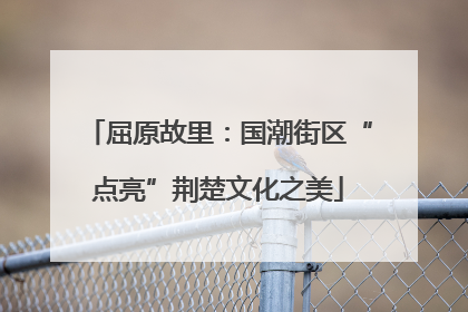 屈原故里：国潮街区“点亮”荆楚文化之美