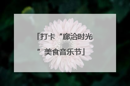 打卡“廊洽时光”美食音乐节