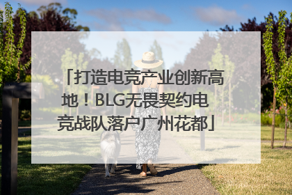 打造电竞产业创新高地！BLG无畏契约电竞战队落户广州花都