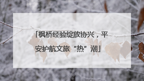 枫桥经验绽放协兴，平安护航文旅“热”潮
