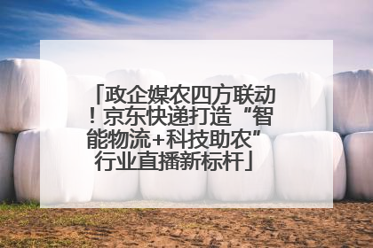 政企媒农四方联动！京东快递打造“智能物流+科技助农”行业直播新标杆