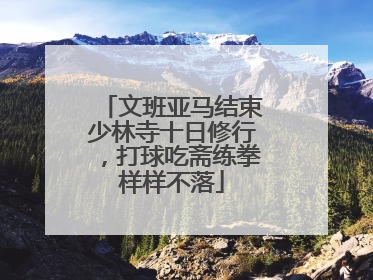 文班亚马结束少林寺十日修行，打球吃斋练拳样样不落