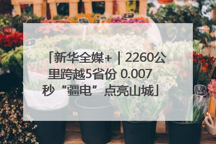 新华全媒+｜2260公里跨越5省份 0.007秒“疆电”点亮山城