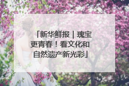 新华鲜报｜瑰宝更青春！看文化和自然遗产新光彩