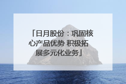 日月股份：巩固核心产品优势 积极拓展多元化业务