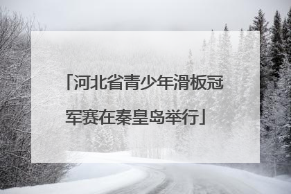 河北省青少年滑板冠军赛在秦皇岛举行