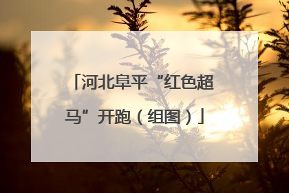 河北阜平“红色超马”开跑（组图）