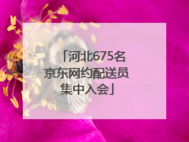 河北675名京东网约配送员集中入会