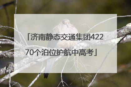 济南静态交通集团42270个泊位护航中高考