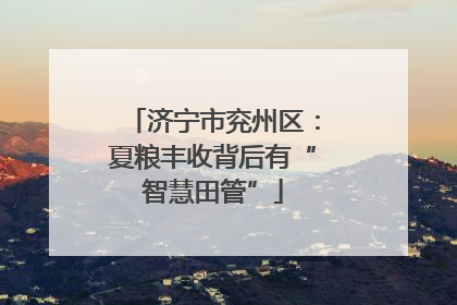 济宁市兖州区：夏粮丰收背后有“智慧田管”