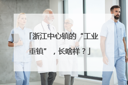 浙江中心镇的“工业重镇”，长啥样？