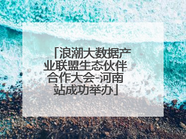 浪潮大数据产业联盟生态伙伴合作大会-河南站成功举办