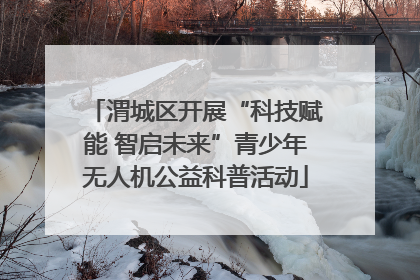 渭城区开展“科技赋能 智启未来”青少年无人机公益科普活动