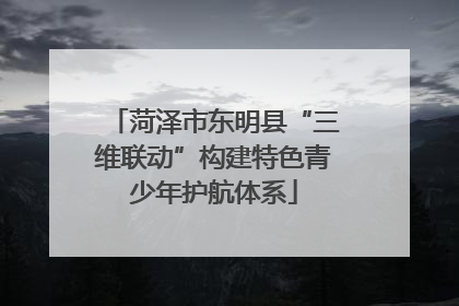 菏泽市东明县“三维联动”构建特色青少年护航体系