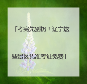 考完先别扔！辽宁这些景区凭准考证免费