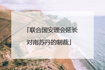 联合国安理会延长对南苏丹的制裁