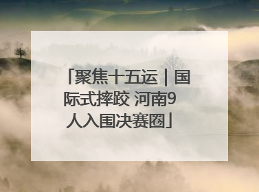 聚焦十五运｜国际式摔跤 河南9人入围决赛圈