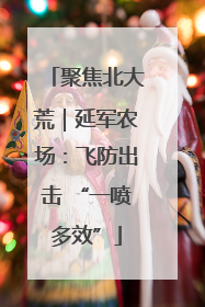 聚焦北大荒｜延军农场：飞防出击 “一喷多效”