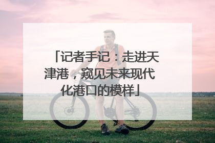 记者手记：走进天津港，窥见未来现代化港口的模样