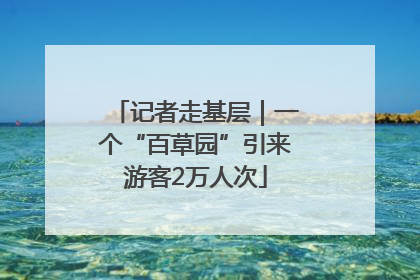 记者走基层｜一个“百草园”引来游客2万人次