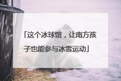 这个冰球馆，让南方孩子也能参与冰雪运动