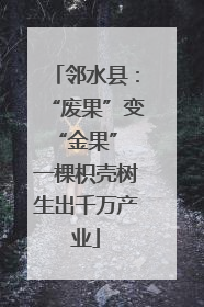 邻水县：“废果”变“金果” 一棵枳壳树生出千万产业